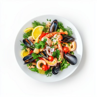 Фирменное блюдо Морской гриль прованс - купить в Еремеевской